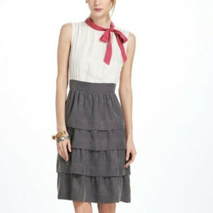 Anthropologie Lara Dress Tiered Cocktail Sundress